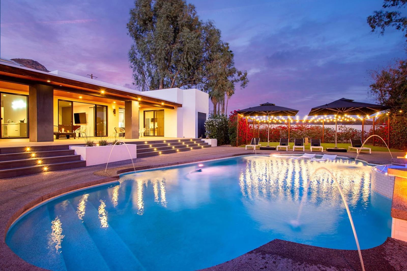 Luxury Micro-Resort, Theater, Sauna, Heated Pool Phoenix Exteriér fotografie
